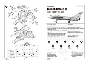 Trumpeter 03914 French Rafale M 1/144 – zdjęcie 4