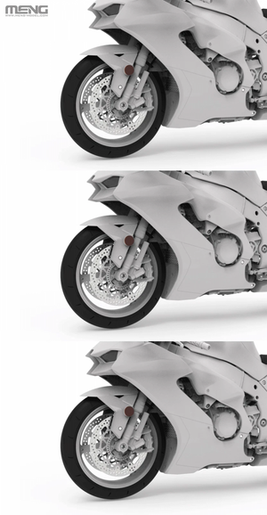 Meng Model MT-007 Kawasaki Ninja ZX-10R 1/9 – zdjęcie 6
