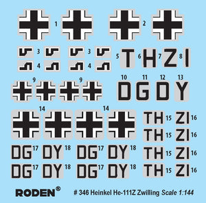 Roden 346 Heinkel He 111Z-1 Zwilling 1/144 – image 4