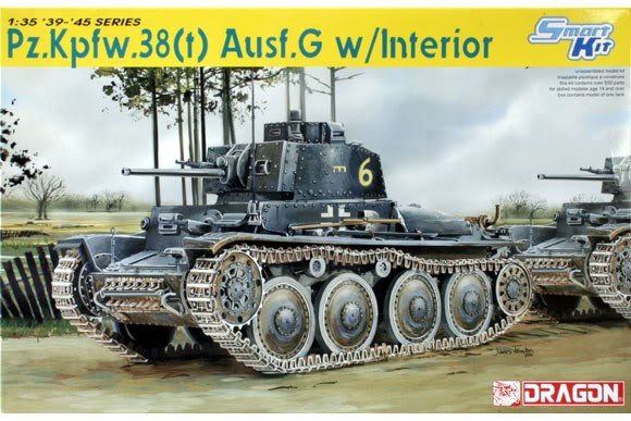 Dragon 6290 Pz.Kpfw.38(t) Ausf.G w/Interio 1/35