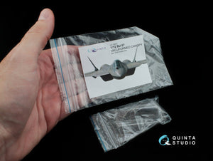 Quinta Studio QC72003 SU-57 vacuformed clear canopy 2 pcs (for 7319 Zvezda kits) 1/72 – zdjęcie 4