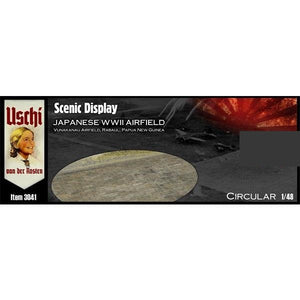 Uschi 3041 Display diorama Japanese WWII Airfield circular 1/48