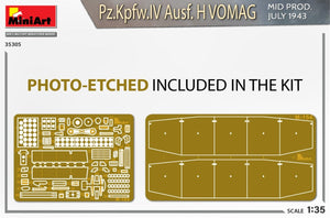 MiniArt 35305 Pz.Kpfw.IV Ausf. H Vomag. MID PROD. JULY 1943. INTERIOR KIT 1/35 – zdjęcie 2
