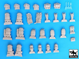 Black Dog T35037 US modern bags accessories set 1/35 – zdjęcie 6