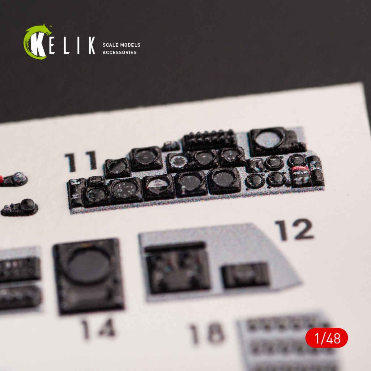 KELIK K48070 F-4E &amp;quot;PHANTOM II&amp;quot; INTERIOR 3D DECALS FOR MENG KIT 1/48 – Bild 5