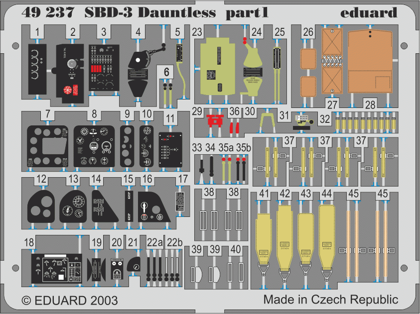 Eduard 49237 SBD-3 1/48 Hasegawa