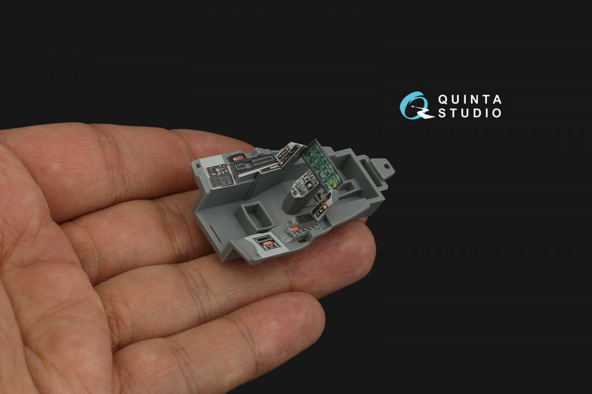Quinta Studio QD48288 F-35A 3D-Printed &amp;amp; colored Interior on decal paper (Tamiya) 1/48 – image 13