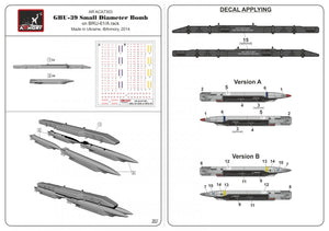 Armory Models ACA7303 GBU-39 SDB w/ BRU-61/A carriage system 1/72 – image 9