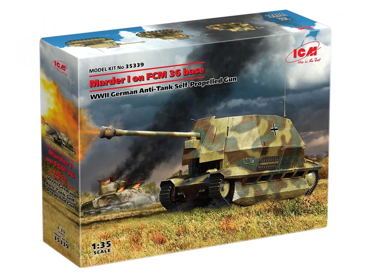 ICM 35339 Marder I on FCM 36 base 1/35 – immagine 2