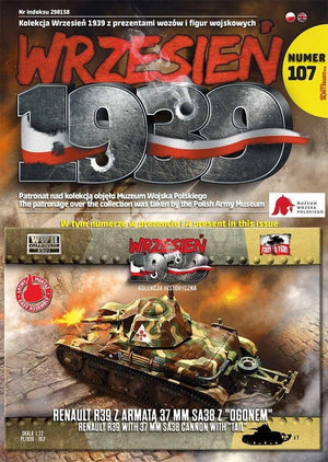 First To Fight PL107 Renault R39 With 37mm SA38 Cannon With &amp;#39;Tail&amp;#39; 1/72