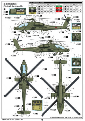 Trumpeter 05115 AH-64A Apache Late 1/35 – zdjęcie 5