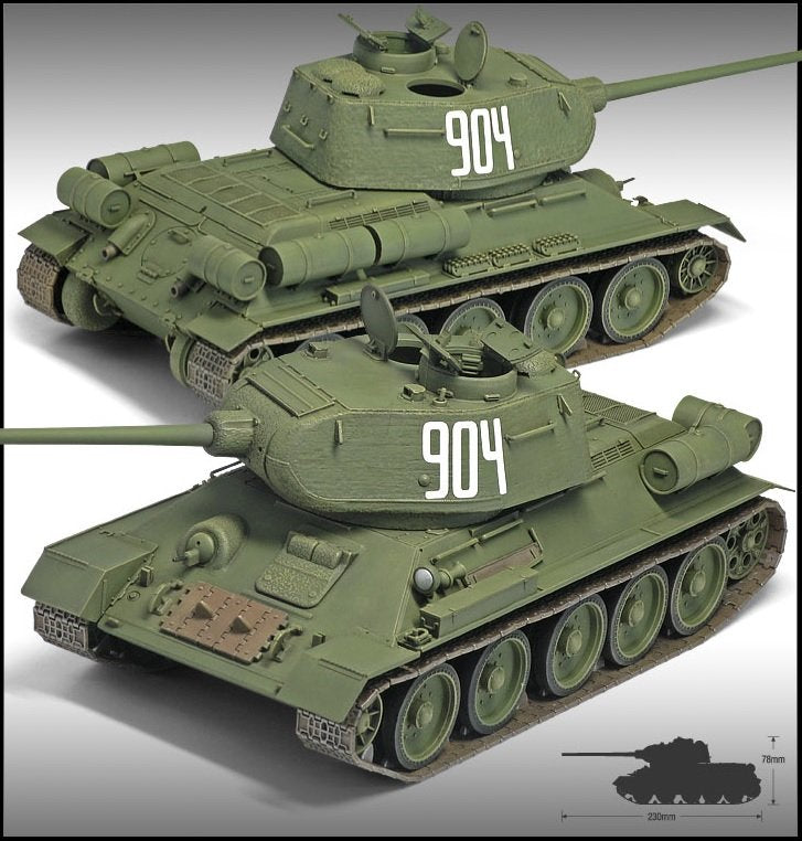 Academy 13290 T-34/85 No.112 Factory Production 1/35 – zdjęcie 2