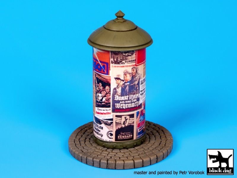 Black Dog D35049 Poster pillar Germany-Italy 1/35 – zdjęcie 4