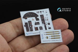 Quinta Studio QD48126 F4U-1 Corsair (Birdcage) 3D-Printed &amp;amp; colored Interior on decal paper (Hobby Boss) 1/48 – image 2