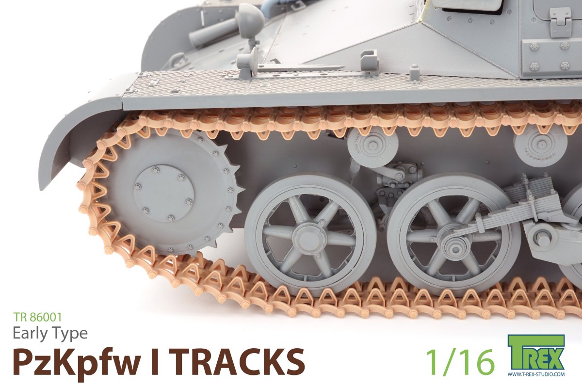 T-Rex Studio TR86001 PzKpfw I Tracks Early Type for Ausf.A only 1/16 – image 2