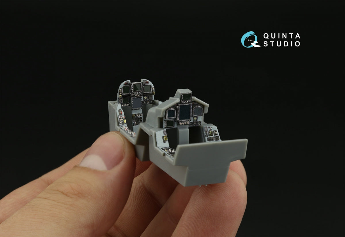Quinta Studio QDS-48373 F/A-18F late / EA-18G 3D-Printed &amp;amp; coloured Interior on decal paper (Hobby Boss) (small version) 1/48 – zdjęcie 6