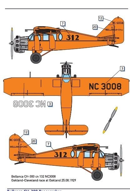 Dora Wings 72022 Bellanca CH-300 Pacemaker 1/72 – zdjęcie 6