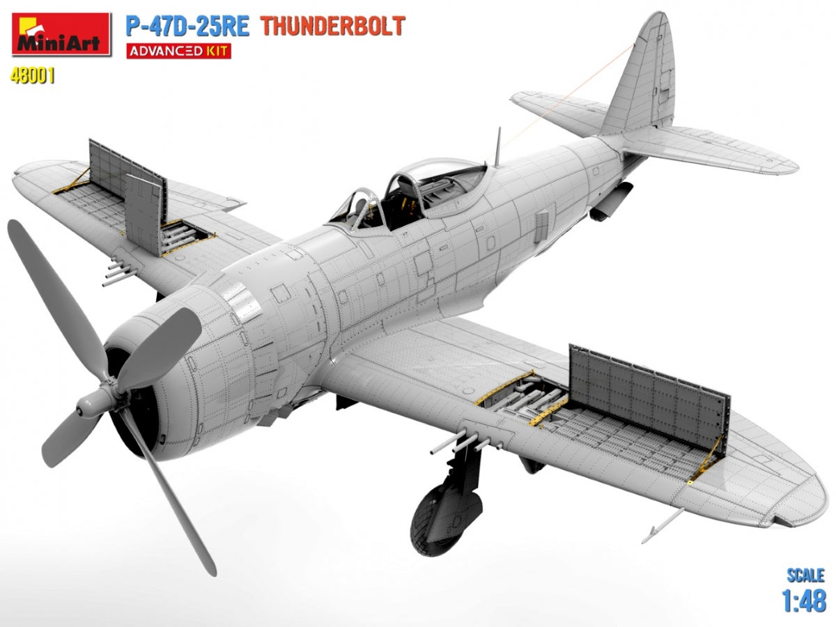 MiniArt 48001 P-47D-25RE Thunderbolt - Advanced Kit 1/48 – zdjęcie 6