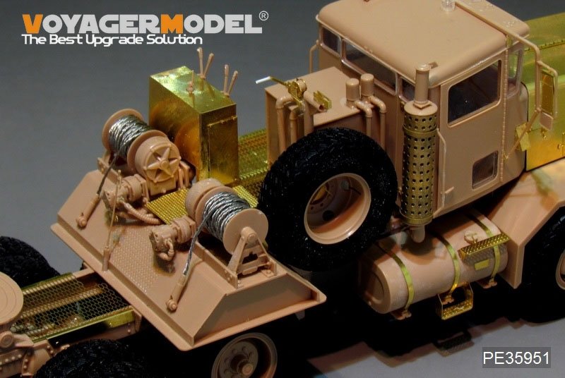 Voyager Model PE35951 Modern US Army M911 C-HET &amp;amp;M747 Heavy Equipment Semi-Trailer For MENG SS-013 1/35 – zdjęcie 19