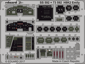 Eduard SS592 H8K2 Emily HASEGAWA 1/72