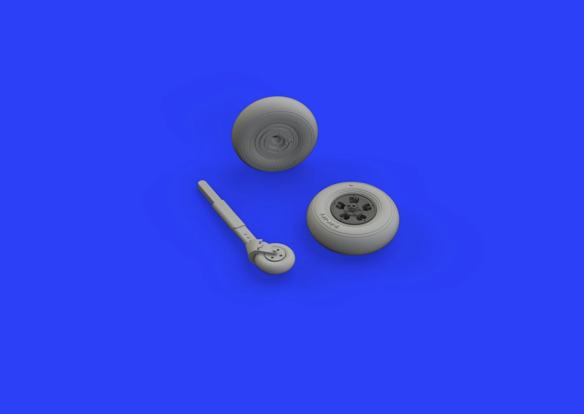 Eduard 648455 Spitfire Mk. I wheels 1/48 TAMIYA – zdjęcie 3