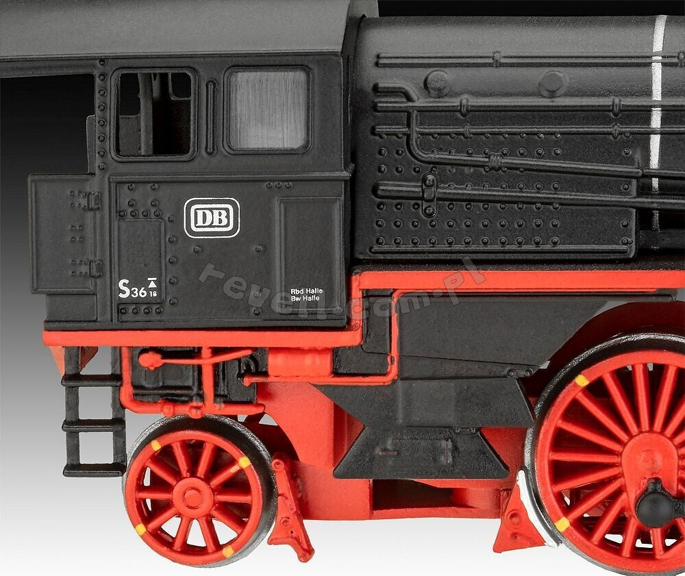 Revell 62168 Schnellzuglokomotive S3/6 BR18-Tender Model Set 1/87 – zdjęcie 4