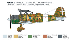 Italeri 1485 FIAT CR.42 CN Falco Night Fighter 1/72 – zdjęcie 6