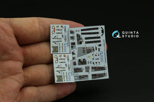 Quinta Studio QD72065 F-4EJ KAI 3D-Printed &amp;amp; coloured Interior on decal paper (FineMolds) 1/72 – zdjęcie 4