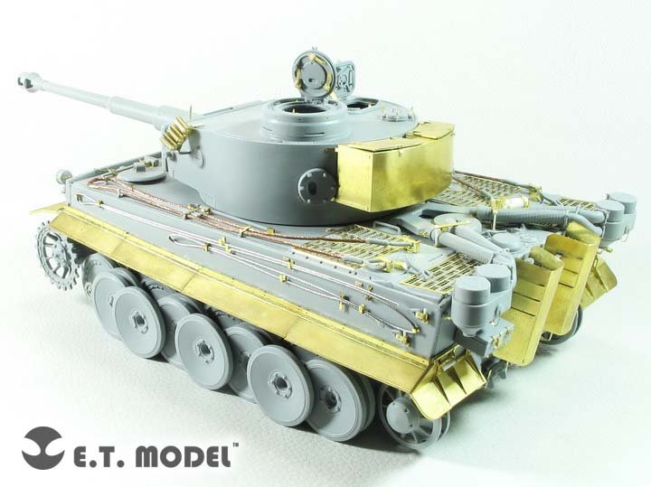E.T. Model E35-249 WWII German TIGER I “Tunisian Initial” Basic (For DRAGON Smart Kit) 1/35 – immagine 3