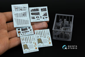 Quinta Studio QD+48489 F-4J Phantom II 3D-Printed &amp;amp; coloured Interior on decal paper (Academy) (with 3D-printed resin parts) 1/48 – zdjęcie 2