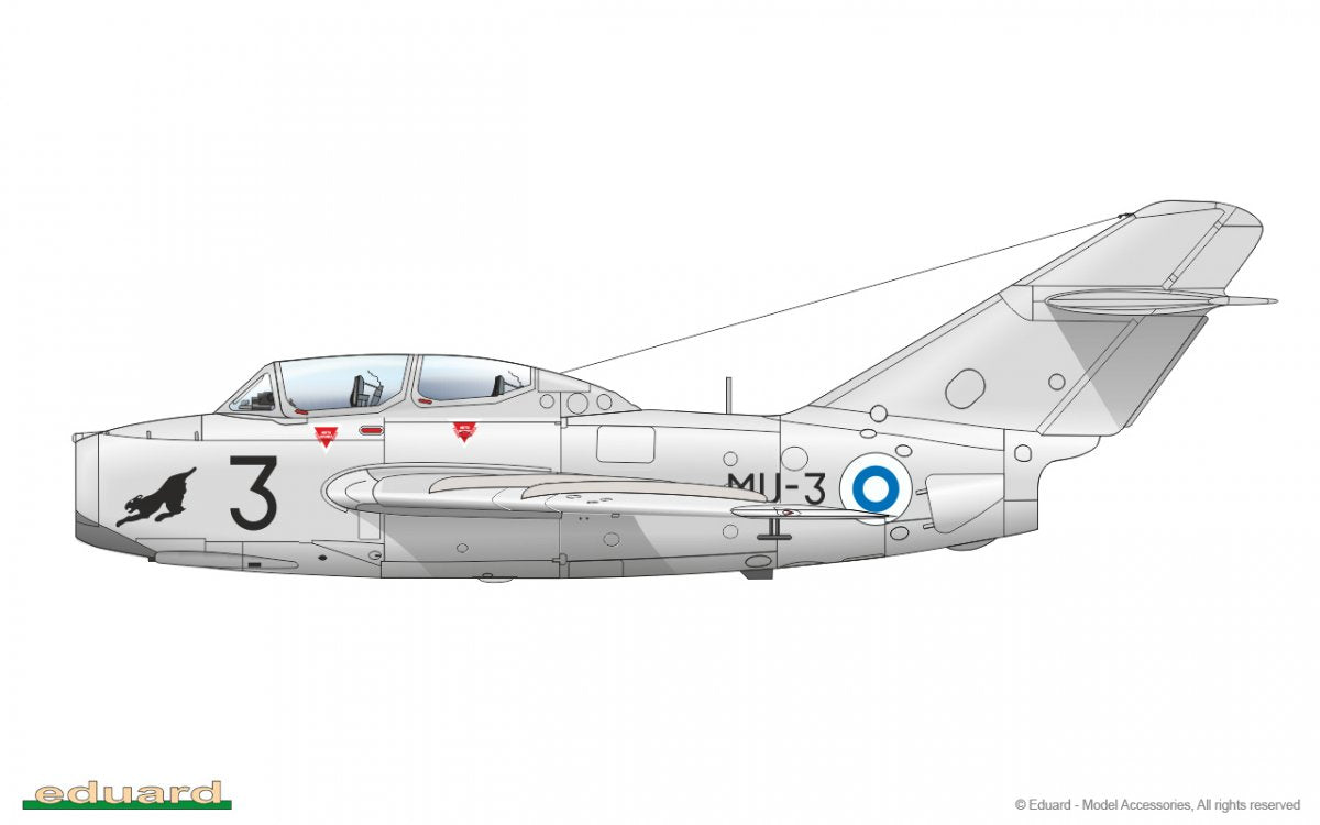Eduard 7055 UTI MiG-15 1/72 – image 14