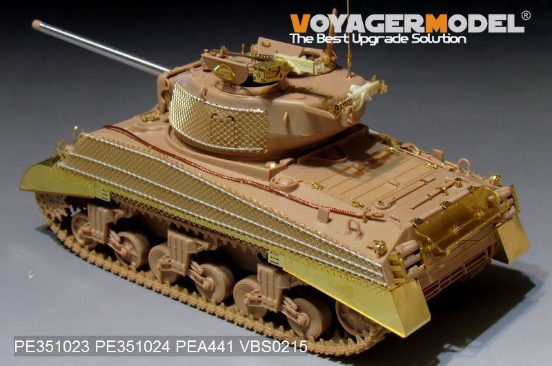 Voyager Model PE351023 WWII US M4A3 (76) w Mid Tank Basic For MENG TS-043 1/35 – zdjęcie 19