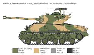 Italeri 6586 Sherman M4A3E8 - Korean War 1/35 – zdjęcie 4