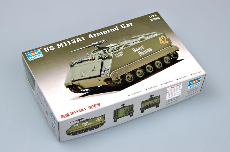 Trumpeter 07238 US M 113A1 Armored Car 1/72 – zdjęcie 2