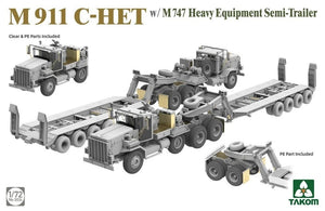 Takom 5024 M911 C-HET w/M747 Heavy Equipment Semi-Trailer 1/72 – zdjęcie 2
