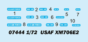 Trumpeter 07444 USAF XM706E2 1/72 – zdjęcie 4