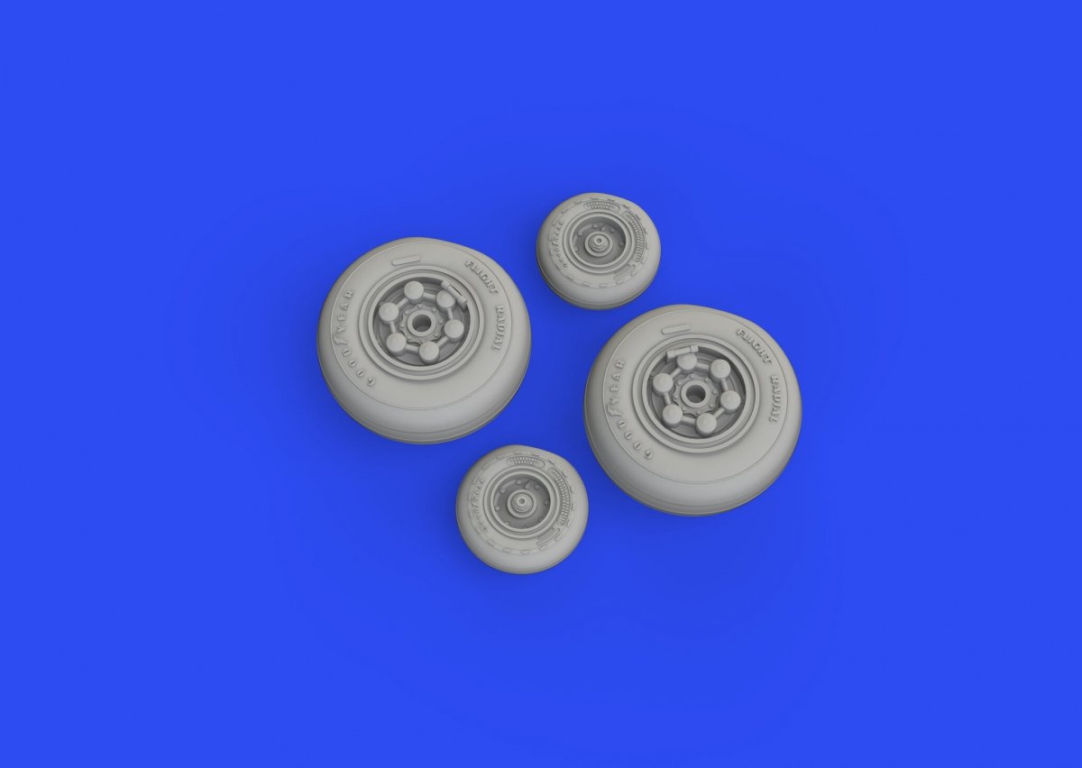 Eduard 672283 Tornado wheels REVELL 1/72 – image 3