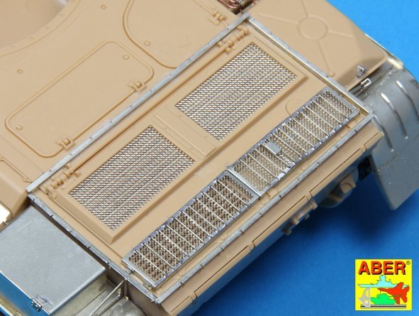 Aber 35G28 Grilles for Russian tank T-55 also Tiran 5 1/35 – image 3