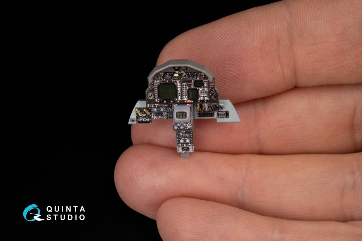 Quinta Studio QD+48342 F-4G late 3D-Printed &amp;amp; coloured Interior on decal paper (Meng) (with 3D-printed resin parts) 1/48 – zdjęcie 17
