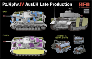 Rye Field Model 5127 Sd.Kfz.161/1 Panzerkampfwagen IV Ausf. H Late Production (w/engine &amp;amp; workable track links) 1/35 – zdjęcie 3