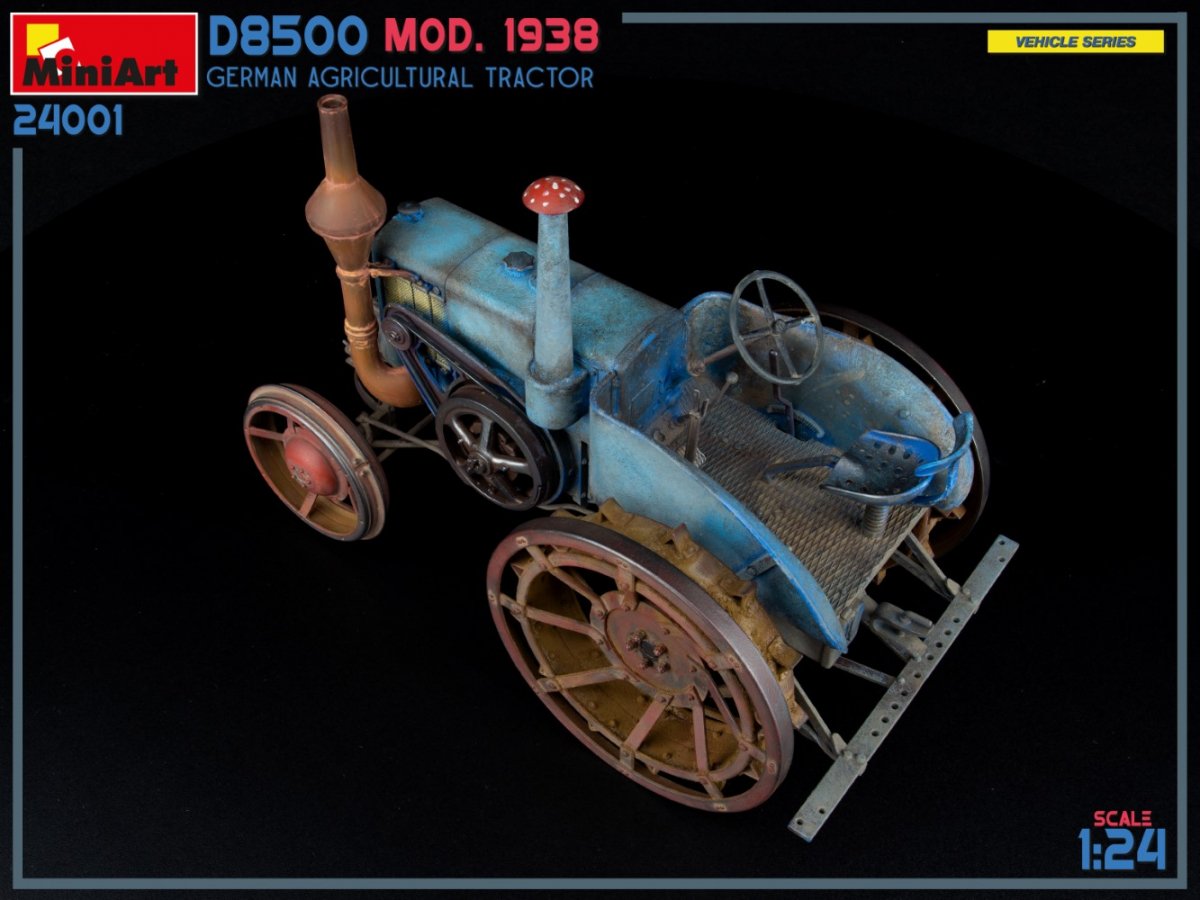 MiniArt 24001 GERMAN AGRICULTURAL TRACTOR D8500 MOD. 1938 1/24 – zdjęcie 17