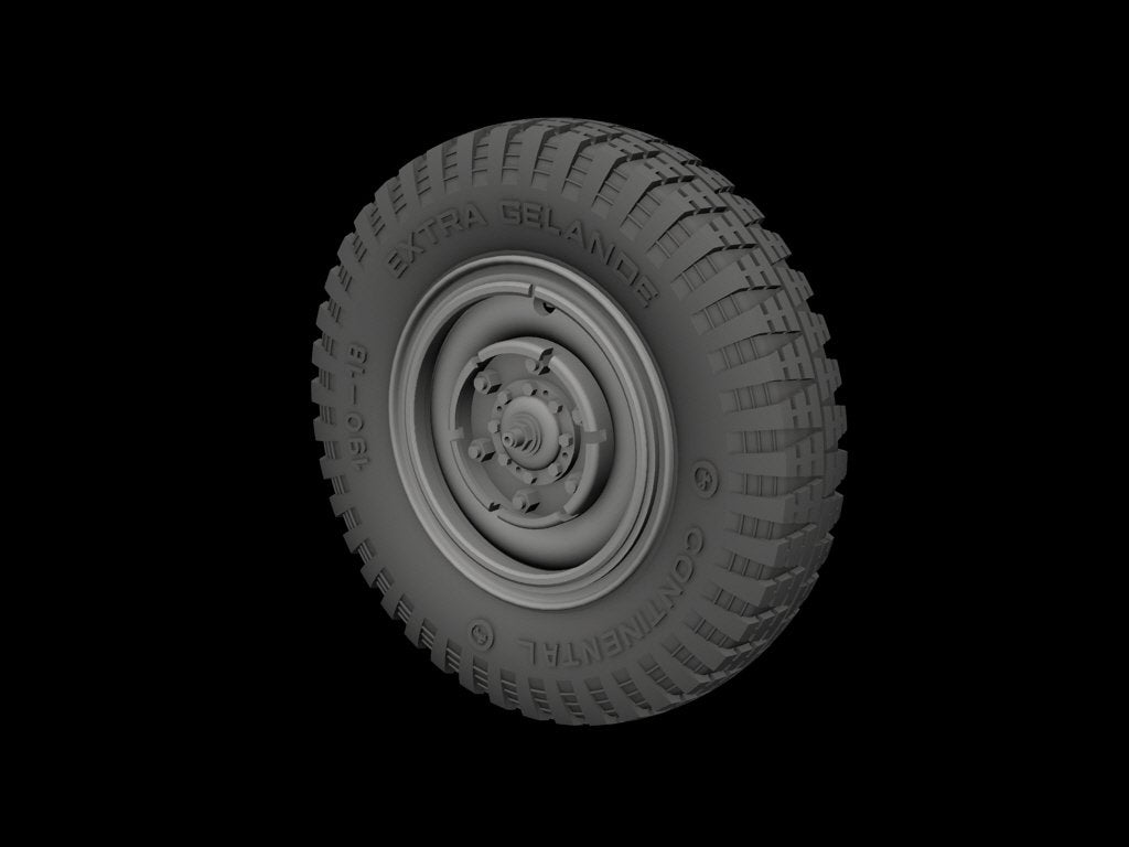 Panzer Art RE35-286 Roues de route pour Horch 1a (Gelande) 1/35