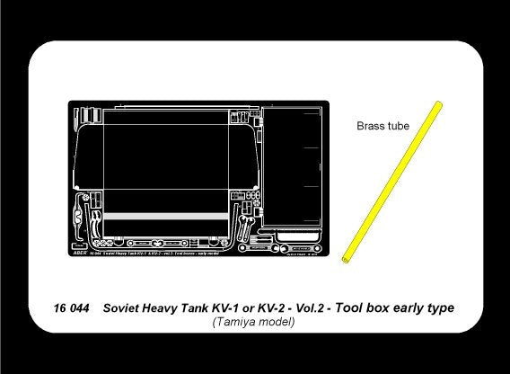 Aber 16044 Russian Heavy Tank KV-1 or KV-2 vol 2 - Tool boxes early 1/16 – zdjęcie 8