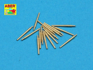 Aber 350L-33 Set of 16 pcs 102 mm type BL Mk.IX barrels for Royal Navy 1/350