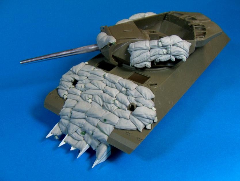 Panzer Art RE35-175 “Heavy” sand armor for M10 “Wolverine” tank destroyer 1/35 – image 4