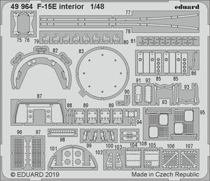 Eduard 49964 F-15E interior 1/48 GREAT WALL HOBBY – zdjęcie 2
