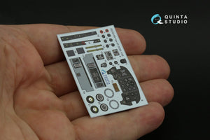 Quinta Studio QD32159 Yak-9 T/K 3D-Printed &amp;amp; colored Interior on decal paper (ICM) 1/32 – image 10