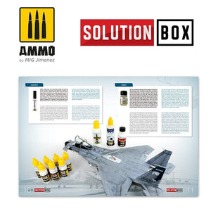 AMMO of Mig Jimenez 6509 How To Paint USAF Navy Grey Fighters Solution Book – zdjęcie 3