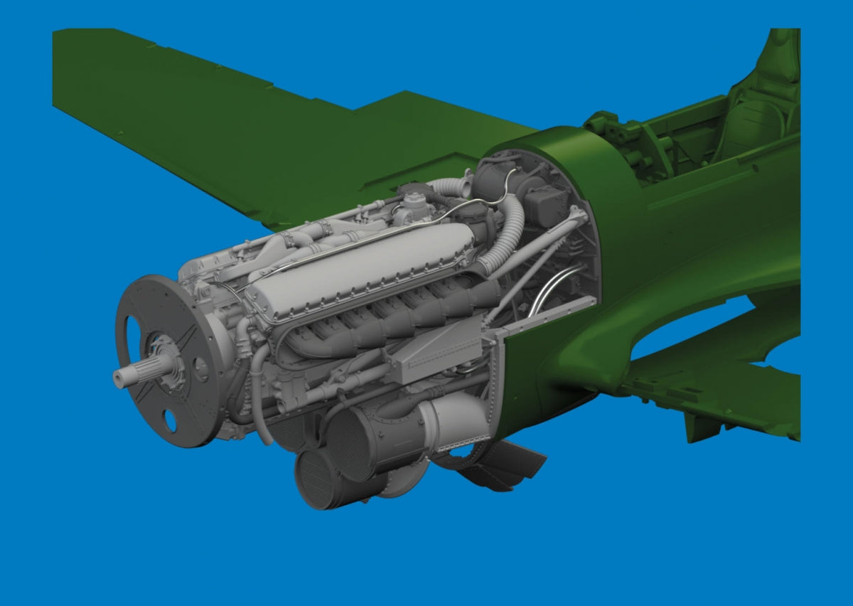 Eduard 6481069 P-40E engine PRINT Eduard 1/48 – imagen 5