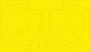 Eduard EX408 IAI Kfir C2/ C7 AMK 1/48